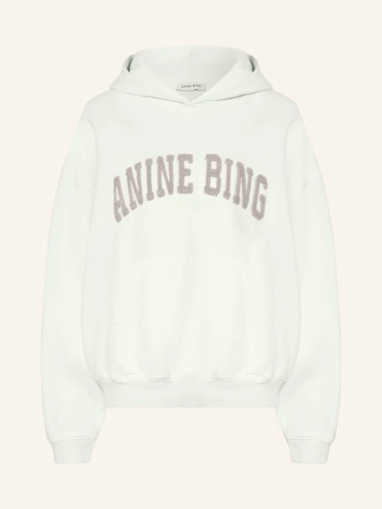 Obrázek produktu Anine Bing Mikina S Kapucí Harvey mátová / šedá