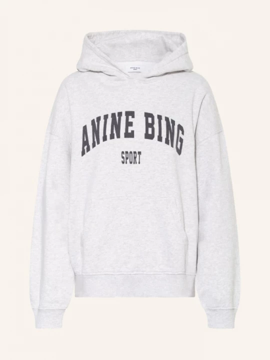 Obrázek produktu Anine Bing Mikina S Kapucí Harvey světle šedá