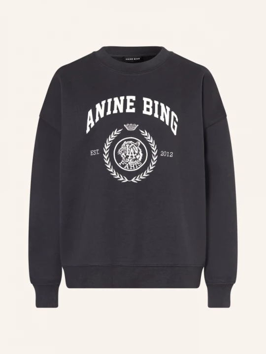 Obrázek produktu Anine Bing Oversized Mikina Miles černá / bílá