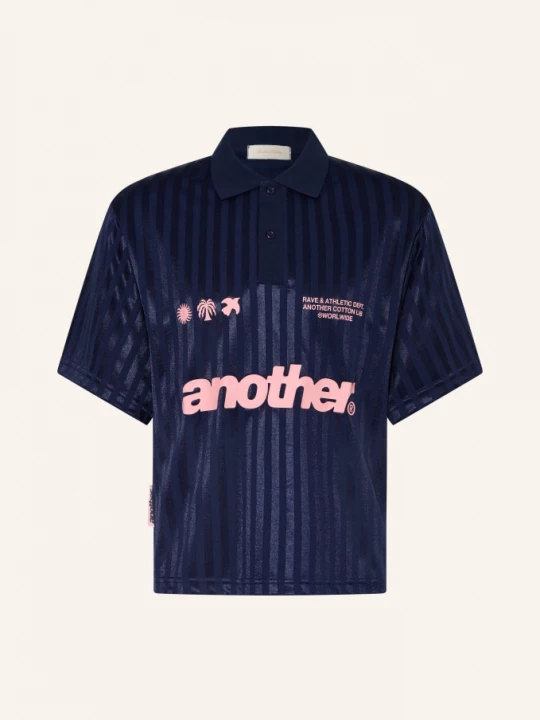 Obrázek produktu Another Cotton Lab Jerseyové Polo Tričko tmavě modrá / růžová
