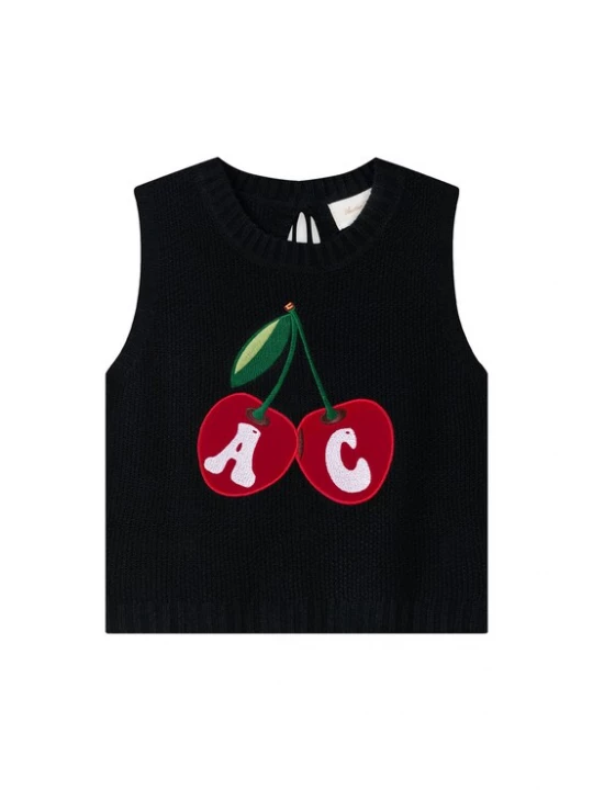 Obrázek produktu Another Cotton Lab Kardigany 'Cherry' zelená / červená / černá / bílá