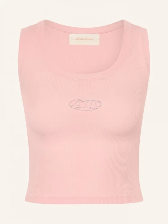Obrázek produktu Another Cotton Lab Krátký Top růžová / stříbrná