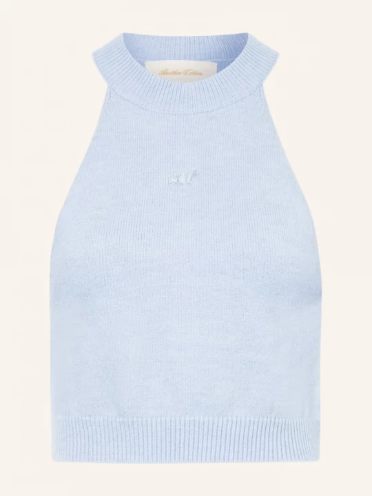 Obrázek produktu Another Cotton Lab Pletený Top tmavě modrá