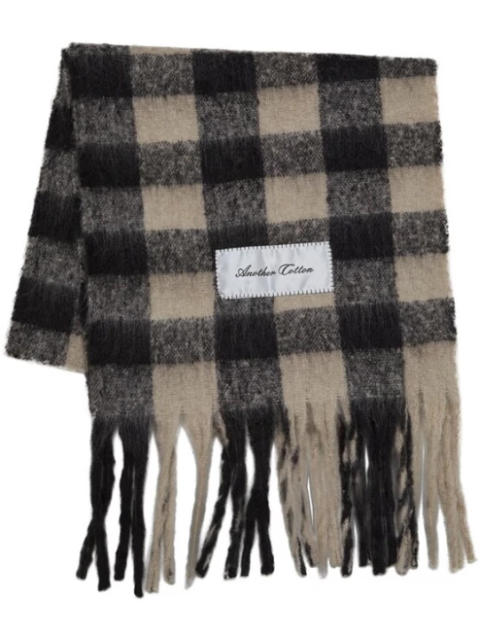 Obrázek produktu Another Cotton Lab Šála béžová / černá