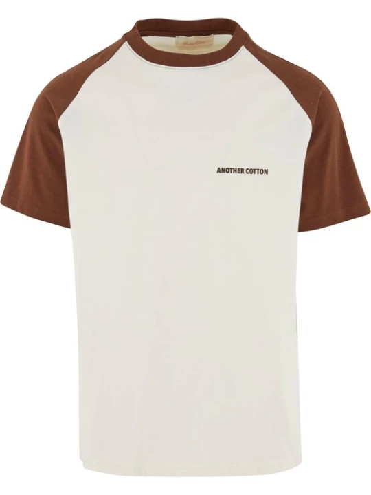 Obrázek produktu Another Cotton Lab Tričko 'Coffee Date' hnědá / bílá