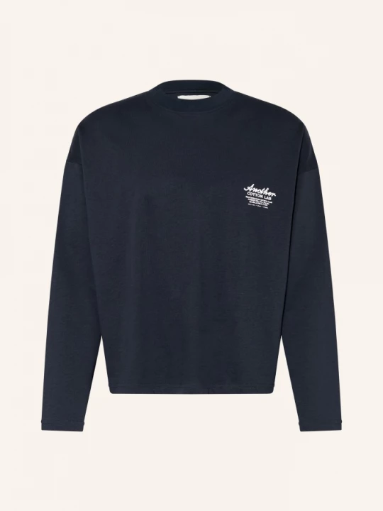 Obrázek produktu Another Cotton Lab Tričko S Dlouhým Rukávem tmavě modrá / oranžová / bílá