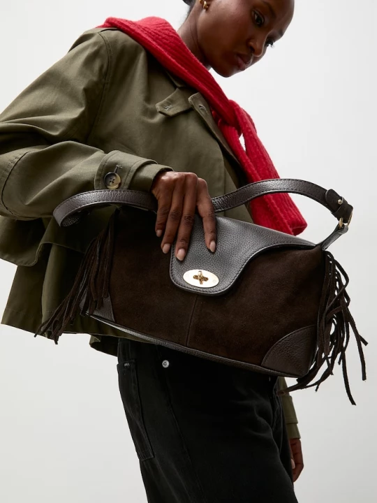 Obrázek produktu Answear.LAB crossbody kabelka dámská kožená Answear Lab hnědá