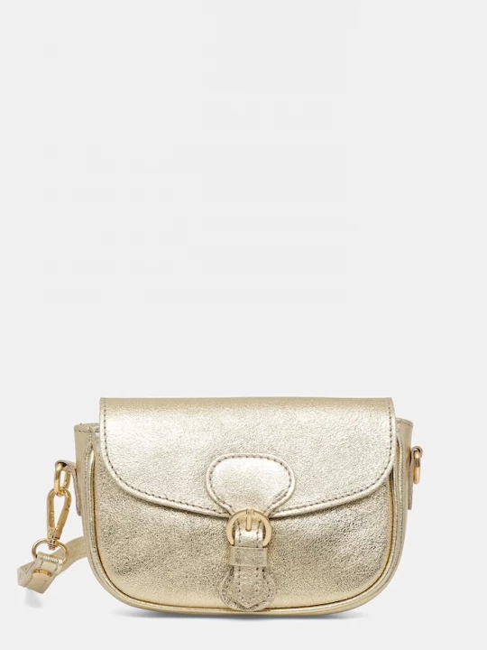 Obrázek produktu Answear.LAB crossbody kabelka dámská kožená Answear Lab zlatá