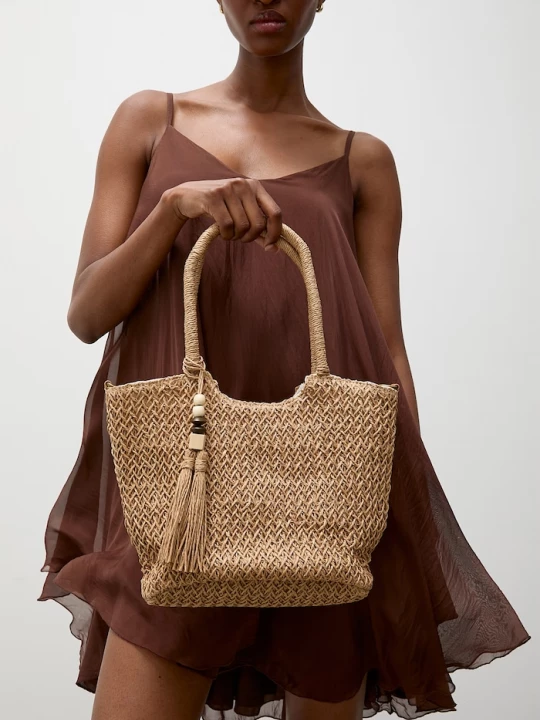 Obrázek produktu Answear.LAB crossbody kabelka dámská pletená Answear Lab hnědá