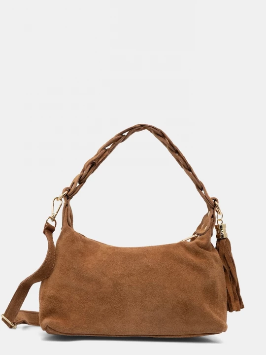 Obrázek produktu Answear.LAB crossbody kabelka dámská semišová Answear Lab hnědá