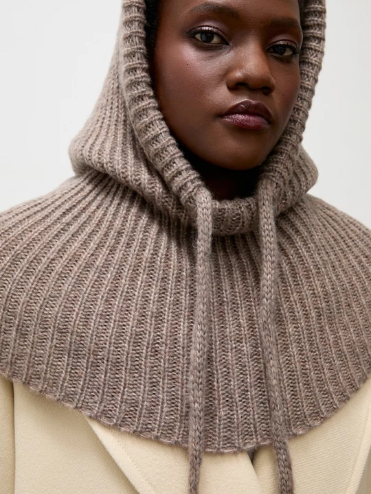 Obrázek produktu Answear.LAB balaklava dámská s merino vlnou Answear Lab béžová