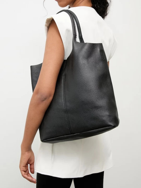 Obrázek produktu Answear.LAB Kožená kabelka Answear.LAB Answear Lab černá