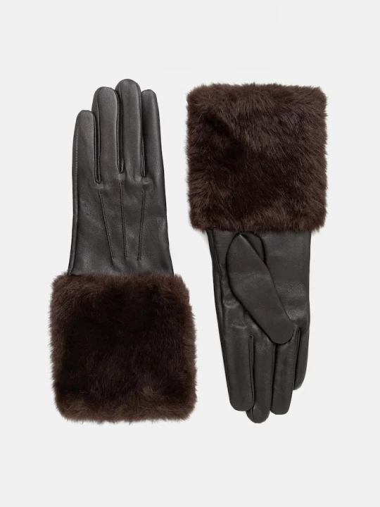 Obrázek produktu Answear.LAB Kožené rukavice Answear.LAB Answear Lab hnědá