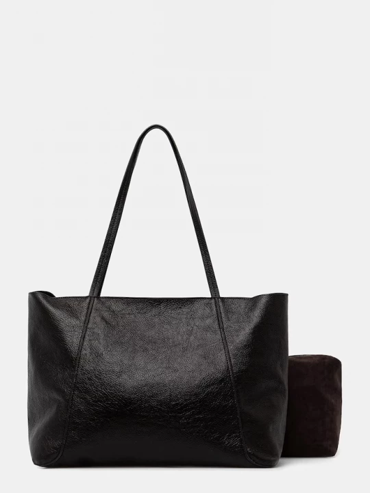 Obrázek produktu Answear.LAB nákupní taška dámská z imitace kůže Answear Lab černá