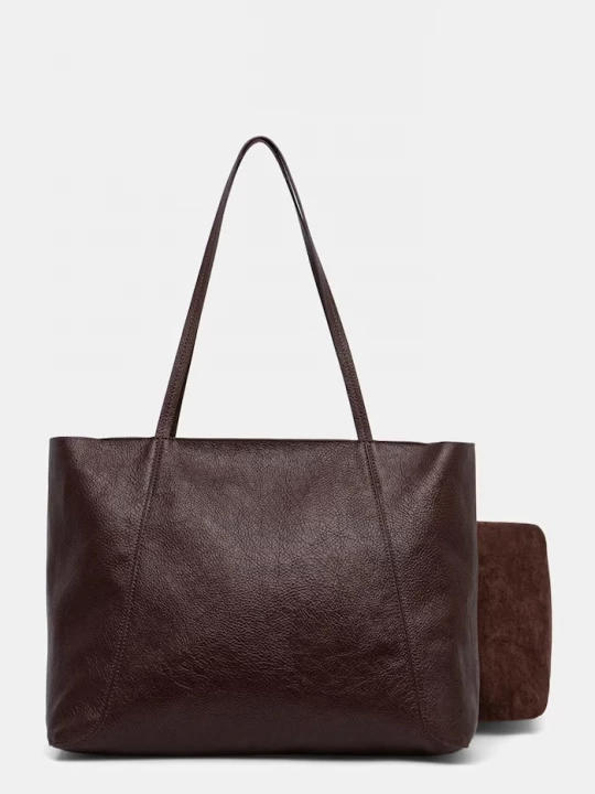 Obrázek produktu Answear.LAB nákupní taška dámská z imitace kůže Answear Lab hnědá