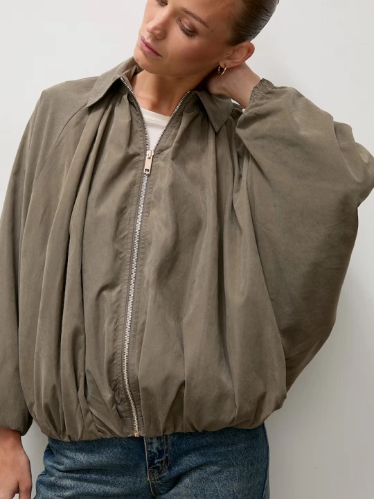 Obrázek produktu Answear.LAB oversized bunda dámská Answear Lab zelená