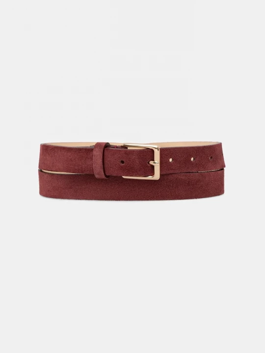 Obrázek produktu Answear.LAB pásek dámský semišový Answear Lab burgundské