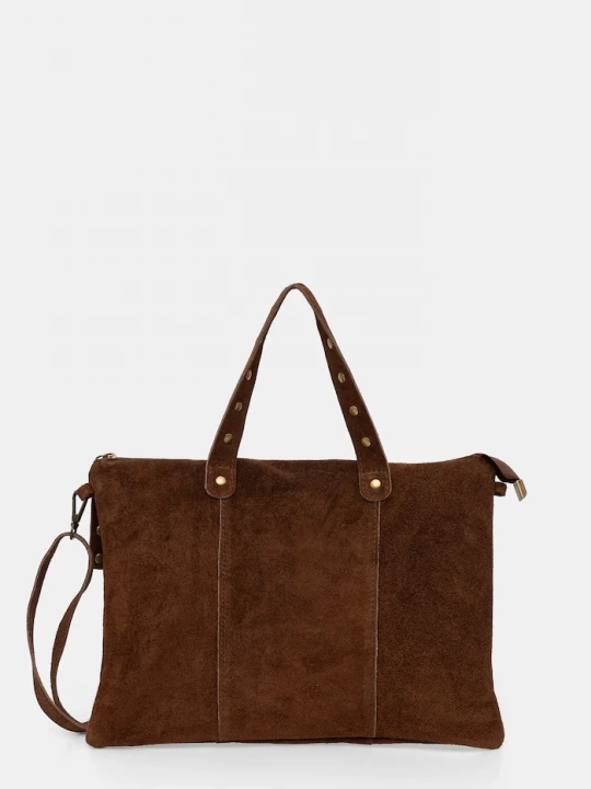 Obrázek produktu Answear.LAB Semišová taška na notebook Answear Lab hnědá