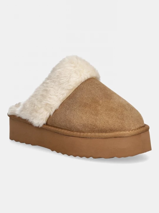 Obrázek produktu Answear.LAB Semišové papuče Answear Lab hnědá