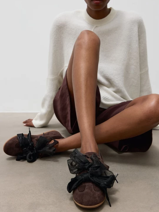 Obrázek produktu Answear.LAB sneakers boty dámské semišové Answear Lab hnědá