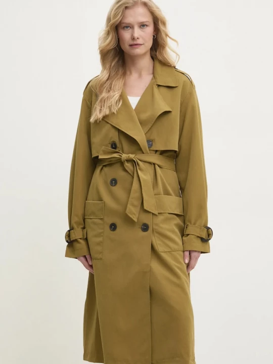 Obrázek produktu Answear.LAB Trench kabát Answear.LAB Answear Lab zelená