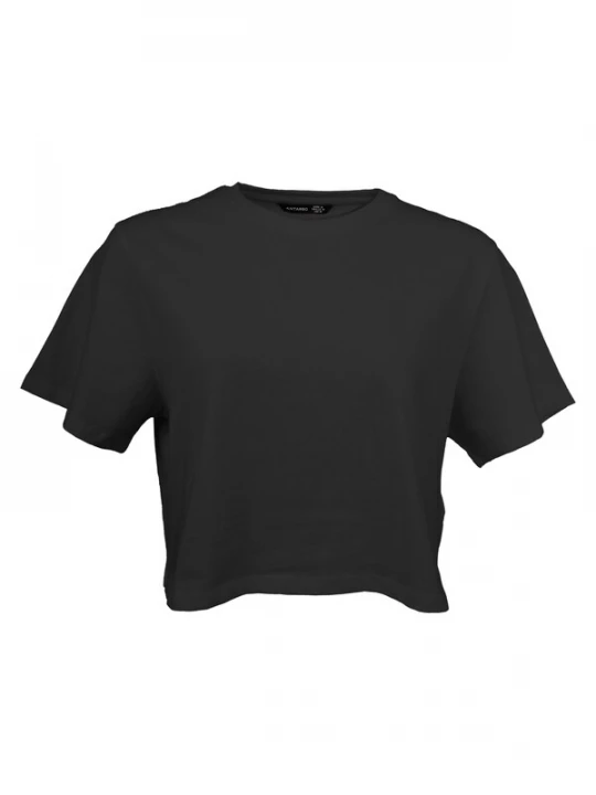 Obrázek produktu Antargo Tričko 'Women's Cropped T-Shirt' černá