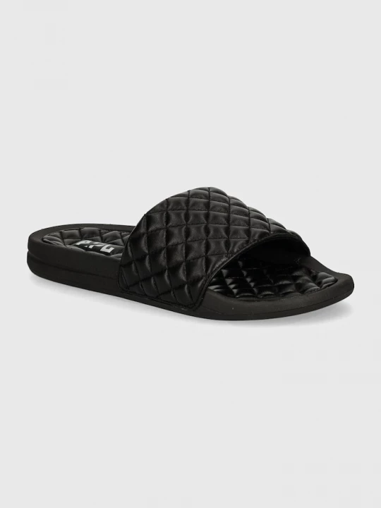 Obrázek produktu APL Athletic Propulsion Labs Kožené pantofle APL Athletic Propulsion Labs LUSSO SLIDE černá