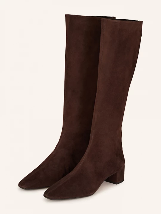 Obrázek produktu Aquazzura Kozačky Saint Honoré tmavě hnědá