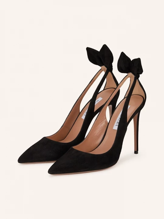 Obrázek produktu Aquazzura Lodičky Bow Tie černá