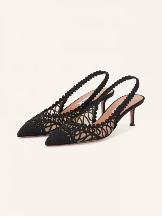 Obrázek produktu Aquazzura Lodičky S Páskem Kahlo černá