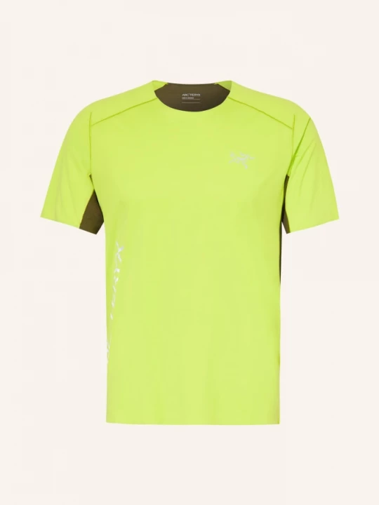 Obrázek produktu Arc'teryx Funkční Tričko Norvan Downword neonově zelená / šedá / khaki