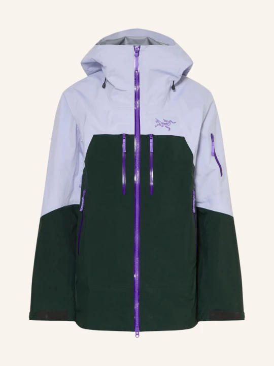 Obrázek produktu Arc'teryx Hardshell Lyžařská Bunda Rush světle fialová / tmavě zelená