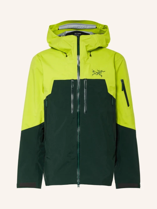 Obrázek produktu Arc'teryx Hardshell Lyžařská Bunda Rush žlutá / tmavě zelená