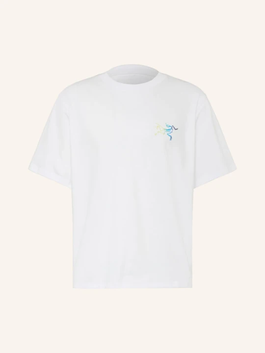 Obrázek produktu Arc'teryx Tričko Kragg bílá / neonově zelená / modrá