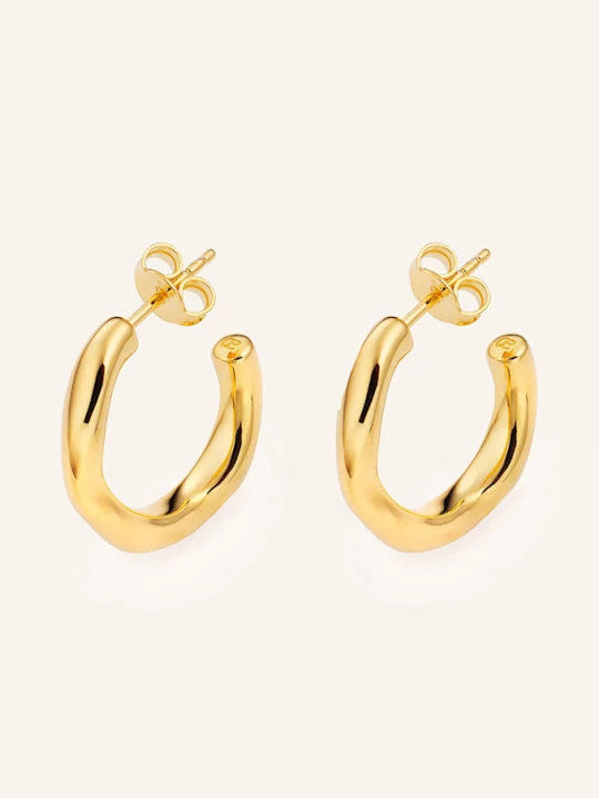 Obrázek produktu Ariane Ernst Kreoly Floating Earrings Ze Stříbra Ryzosti 925 zlatá