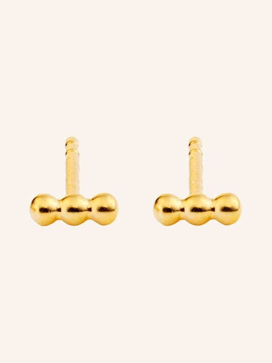 Obrázek produktu Ariane Ernst Puzetové Náušnice Three's Party Mini Studs zlatá