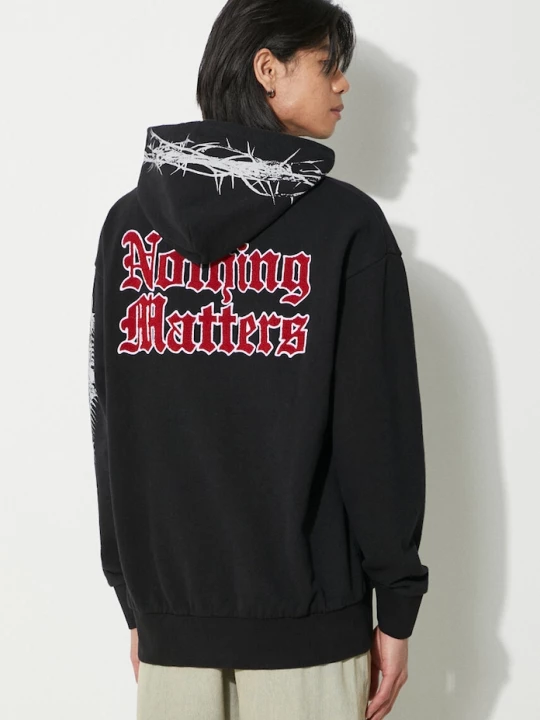 Obrázek produktu Aries Bavlněná mikina Aries Nothing Matters Embroidered černá