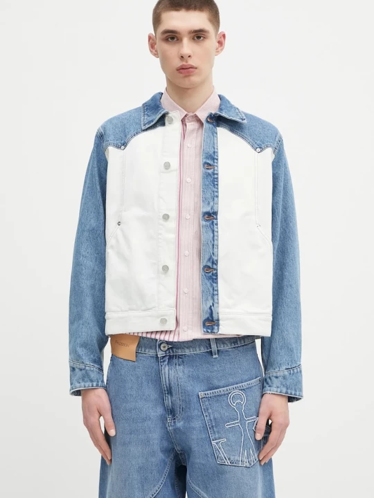 Obrázek produktu Aries Džínová bunda Aries Patchwork Western Carpenter Jacket modrá