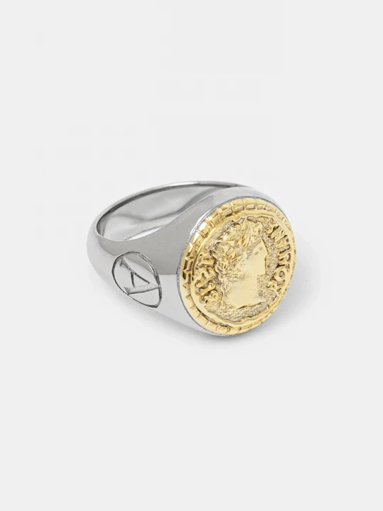 Obrázek produktu Aries Stříbrný pečetní prsten Aries Aries Signet Ring