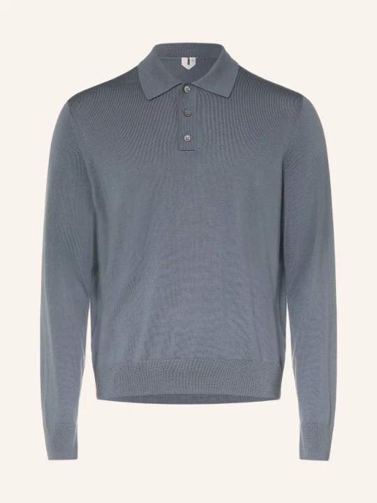 Obrázek produktu Arket Pletené Polo Tričko Z Merino Vlny šedá