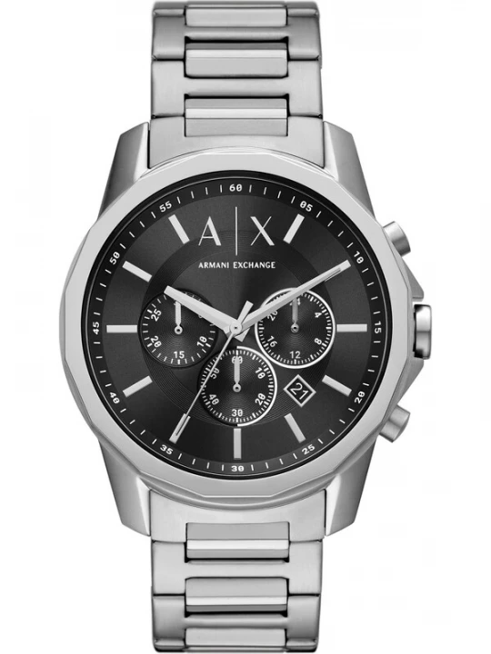 Obrázek produktu ARMANI EXCHANGE Analogové hodinky  černá / stříbrná