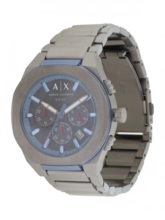 Obrázek produktu ARMANI EXCHANGE Analogové hodinky modrá / čedičová šedá / červená / černá
