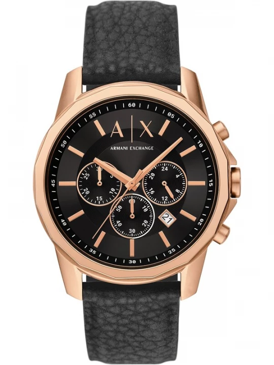 Obrázek produktu ARMANI EXCHANGE Analogové hodinky růžově zlatá / černá
