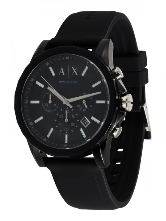 Obrázek produktu ARMANI EXCHANGE Analogové hodinky šedá / černá / stříbrná