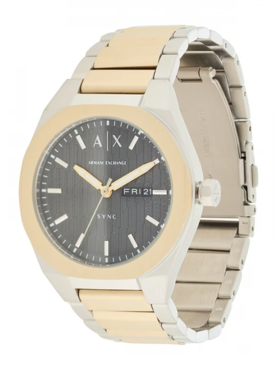 Obrázek produktu ARMANI EXCHANGE Analogové hodinky 'Sync' zlatá / černá / stříbrná