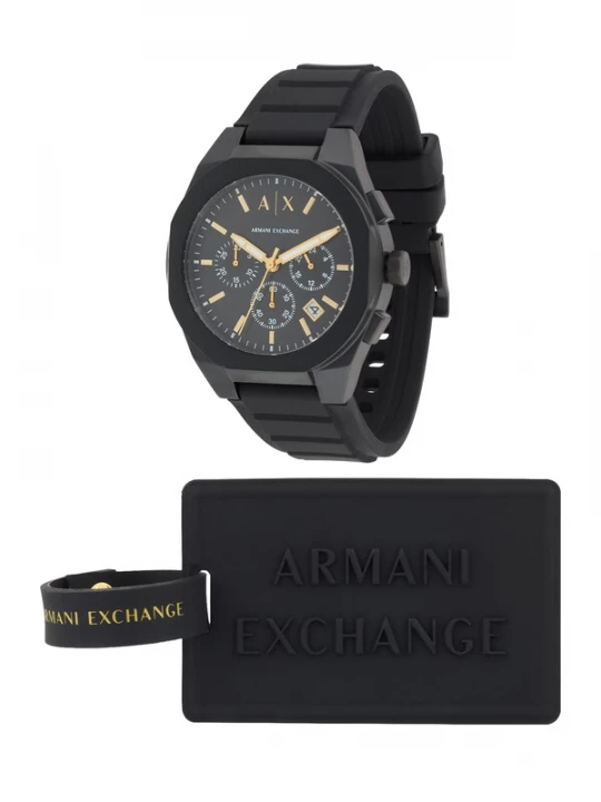 Obrázek produktu ARMANI EXCHANGE Analogové hodinky zlatá / černá / bílá