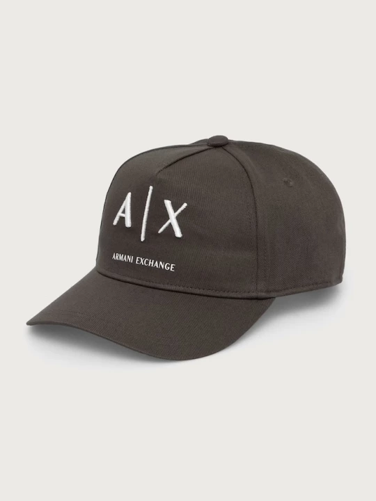 Obrázek produktu Armani Exchange baseballová čepice pánská bavlněná zelená
