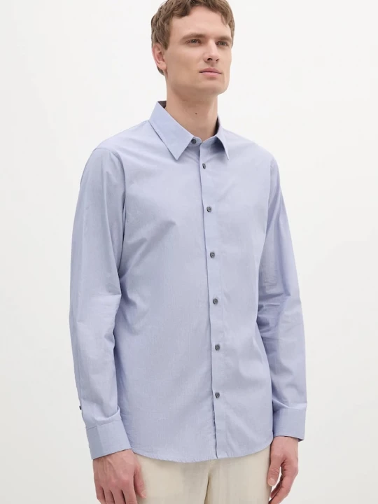 Obrázek produktu Armani Exchange Bavlněná košile Armani Exchange modrá