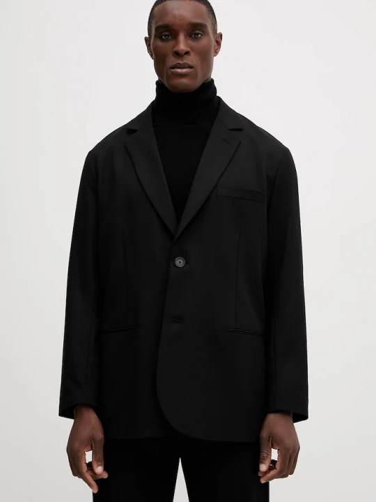 Obrázek produktu Armani Exchange Blazer s příměsí vlny černá