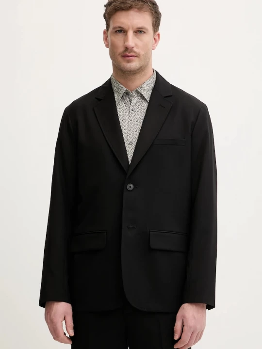 Obrázek produktu Armani Exchange Blazer s příměsí vlny Armani Exchange černá